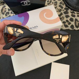 Authentic Prada 26Q Diamond Crystals Sunglasses
